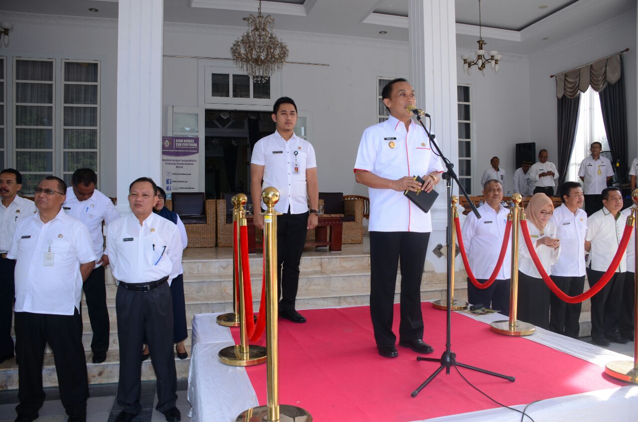  PJ Gubernur Pimpin Apel Terakhir Bersama Jajaran Pemprov Gorontalo