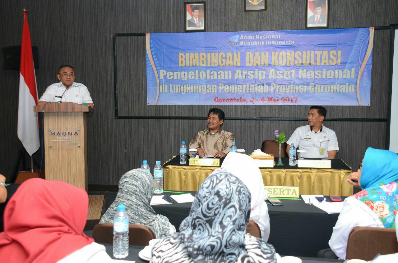  Arsip Nasional RI Gelar Bimkos di Provinsi Gorontalo