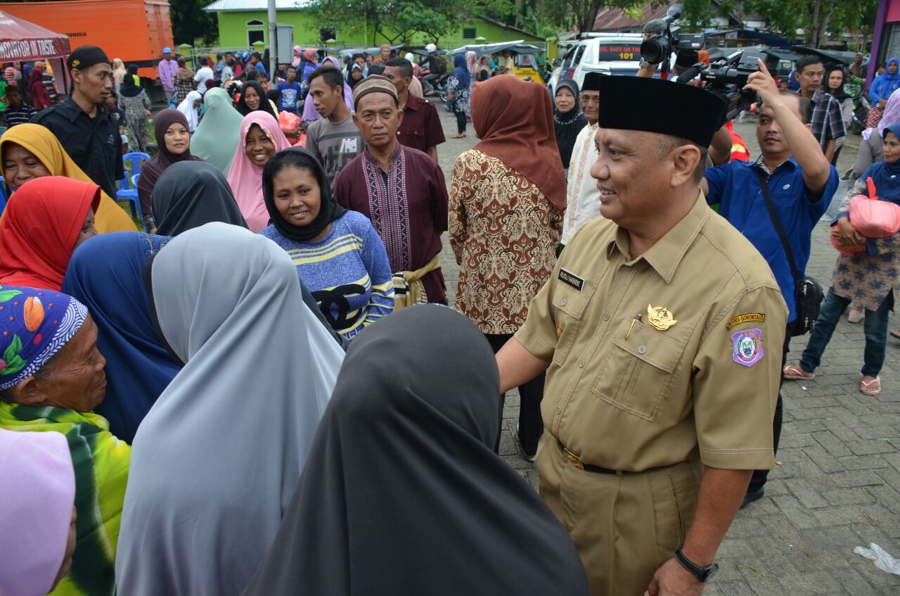  Gubernur Janji Penerangan Jalan Tabongo Segera Dibangun