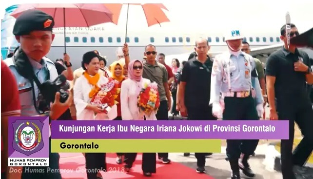  Kunjungan Kerja Ibu Iriana Joko Widodo di Provinsi Gorontalo