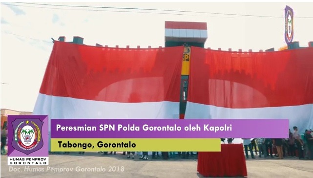  Peresmian SPN Batudaa Gorontalo oleh Kapolri