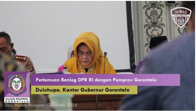  Pertemuan Badan Legislasi DPR RI dengan Jajaran Pemprov Gorontalo