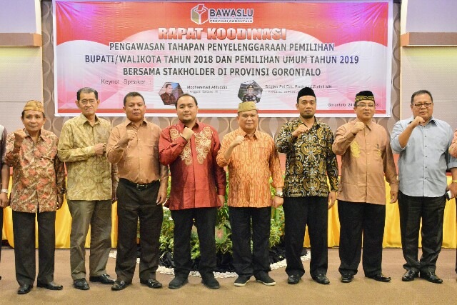  Bawaslu Gorontalo Gelar Rakor Pengawasan Pilkada dan Pemilu