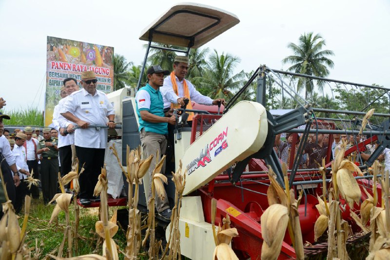  Mentan Bahagia Produksi Jagung Gorontalo Lebihi Target