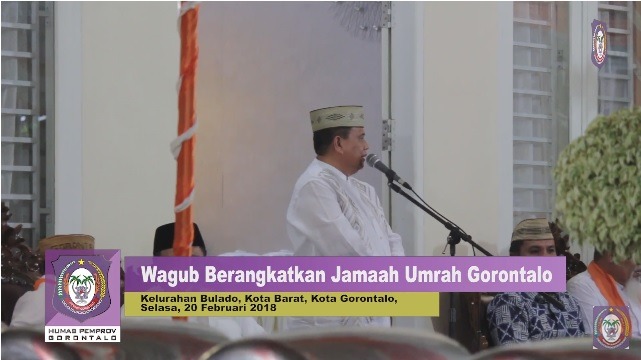  Wagub Berangkatkan Jamaah Umrah Gorontalo