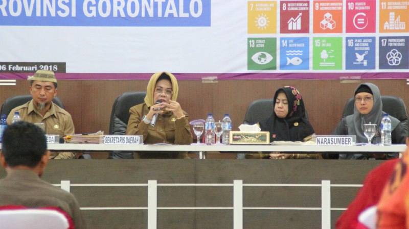  Pemprov Gorontalo Mulai Susun RAD SDGs