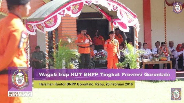  Wagub Irup HUT BNPP Tingkat Provinsi Gorontalo