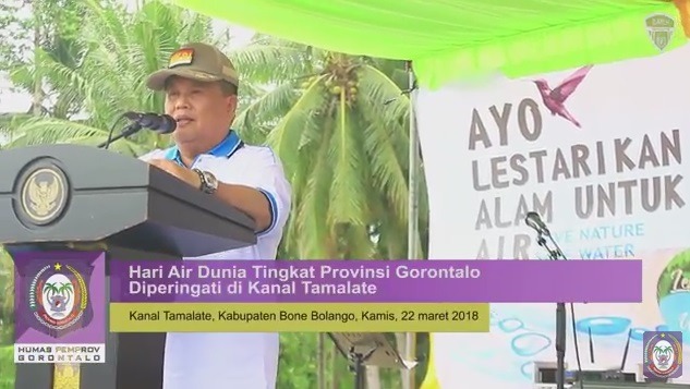  Hari Air Dunia Tingkat Provinsi Gorontalo Diperingati di Kanal Tamalate