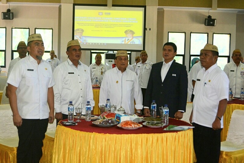  Pemprov Gorontalo Gelar Governor Coaching Bagi Pejabat Pimpinan Tinggi