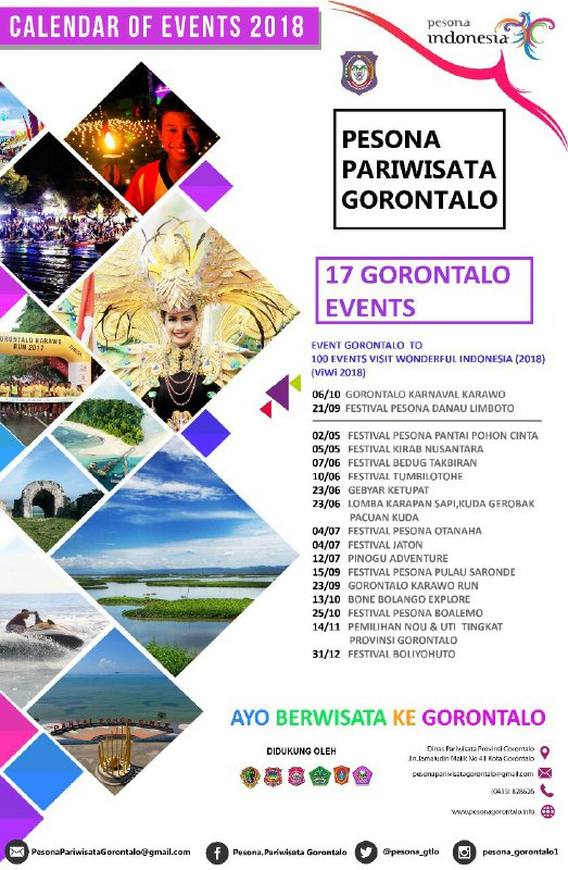  2018 Gorontalo Calendar of Event Launched