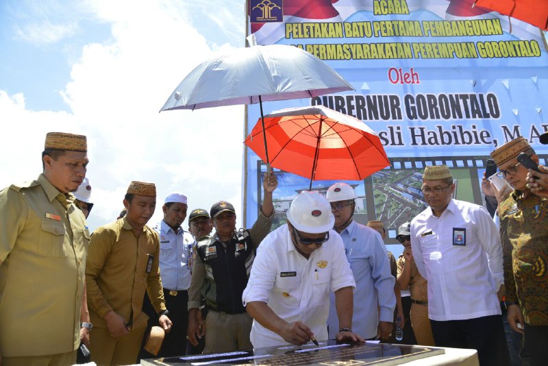  Gubernur Resmikan Pembangunan Lapas Perempuan Gorontalo