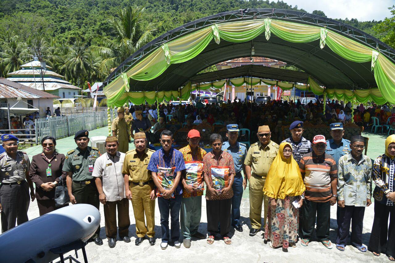  Gubernur Buka Baksos Lanal Gorontalo di Gorontalo Utara