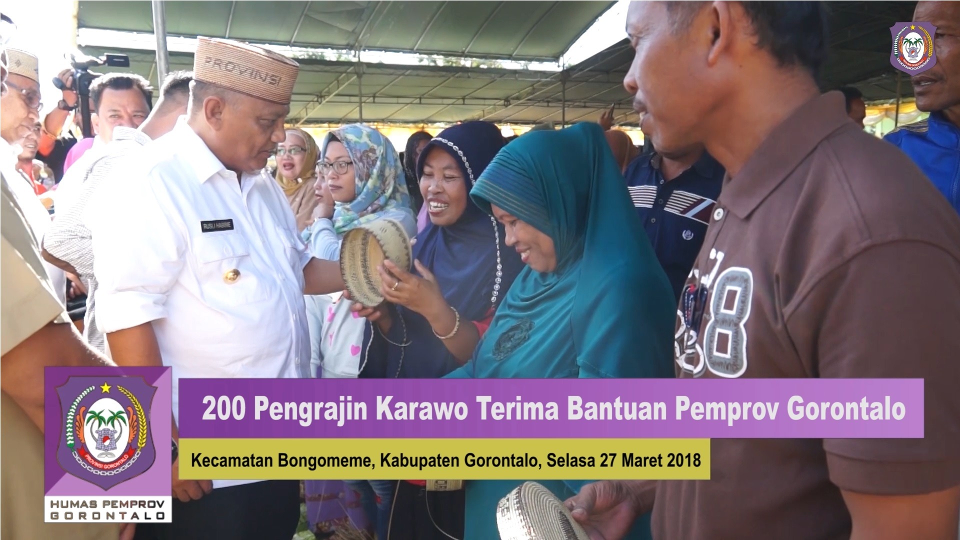  200 Pengrajin Karawo Terima Bantuan Pemprov Gorontalo