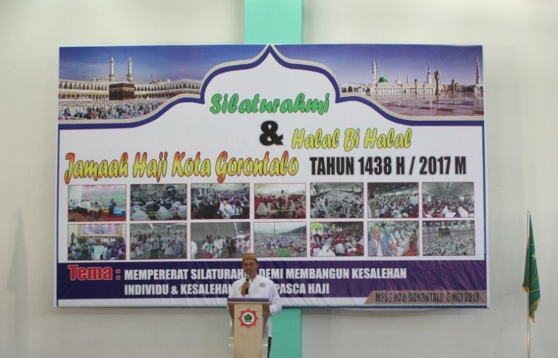  Jamaah Haji Kota Gorontalo Gelar Halal bi Halal