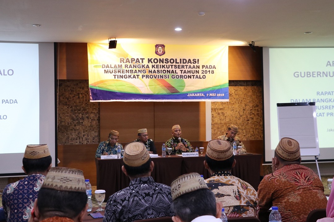  Jelang Musrenbangnas, Pemprov Gorontalo Pertajam RKPD 2019