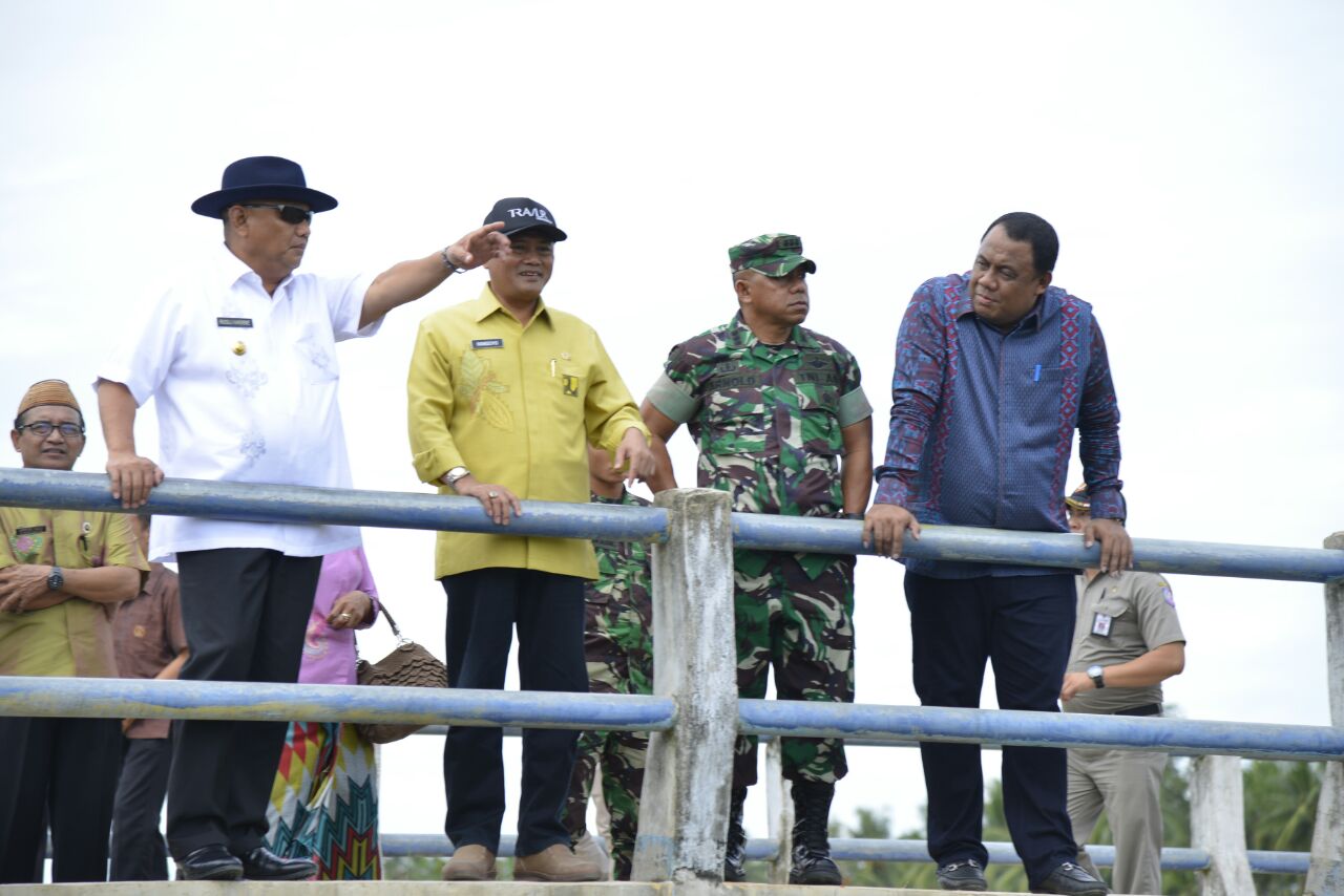  Pembangunan Jembatan Buhu Diswakelola ke TNI