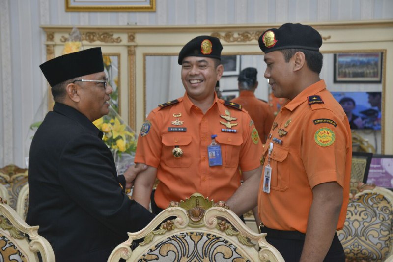  Mutasi Jabatan, Kepala Basarnas Gorontalo Sowan ke Gubernur