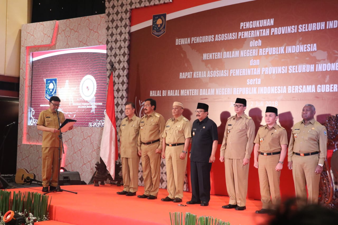  Gubernur Gorontalo Dikukuhkan Sebagai Dewan Pengurus APPSI