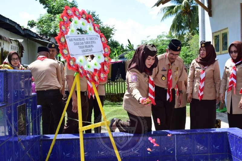  Kwarda Gorontalo  Ziarah ke Makam Pahlawan Tokoh Pramuka