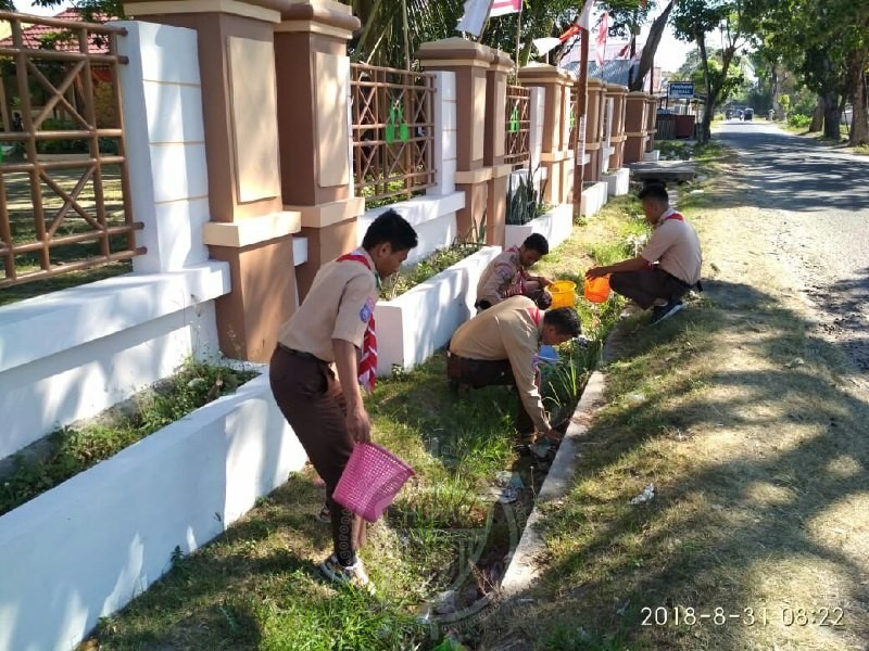  Pramuka Gorontalo Canangkan Peringatan Hari Bersih Lingkungan Sedunia