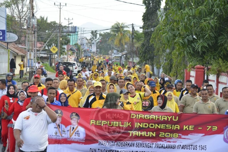  Gubernur Gorontalo Canangkan HUT Proklamasi RI ke-73