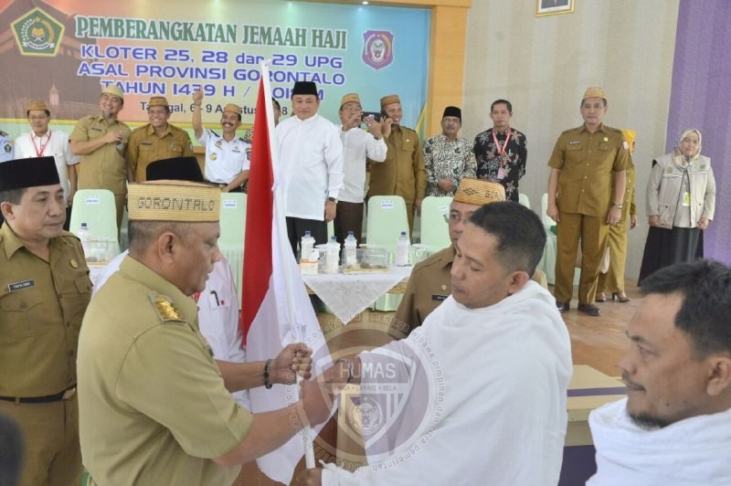  448 JCH Kloter 25 Asal Gorontalo Diberangkatkan