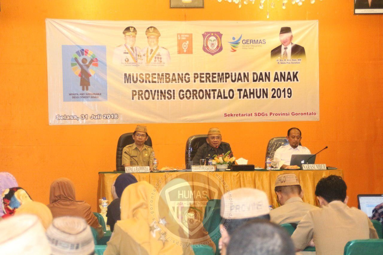  Sekdaprov : Capaian IPG dan IDG Provinsi Gorontalo Memadai