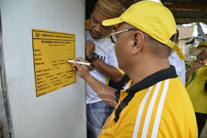  Tekan Angka Kemiskinan, Rumah Penerima Bantuan Diberi Tanda