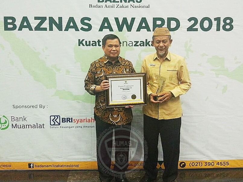  Gubernur Gorontalo Raih Baznas Awards 2018