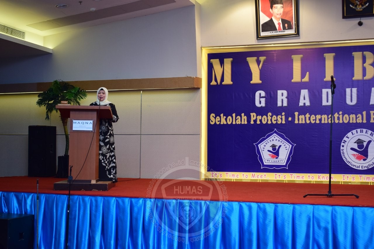  Ketua TP.PKK Gorontalo Bangga “My Liberty” Terus Cetak Wisudawan