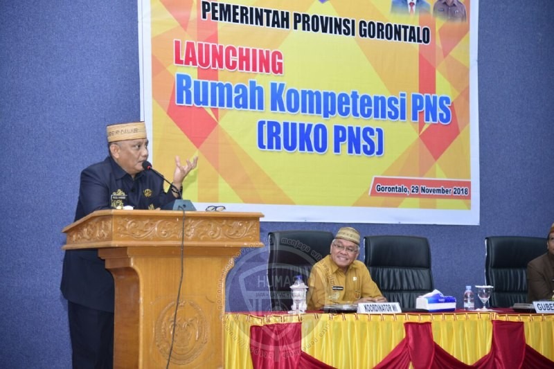  Pemprov Gorontalo Rilis Aplikasi Kompetensi PNS