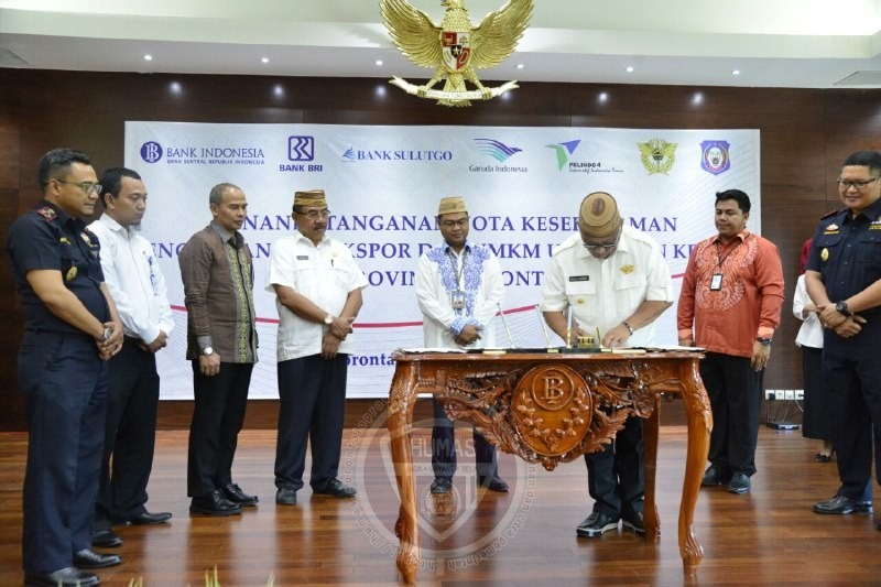  Pemprov Gorontalo Sepakati Kerjasama Dengan Tim Optimalisasi Ekspor