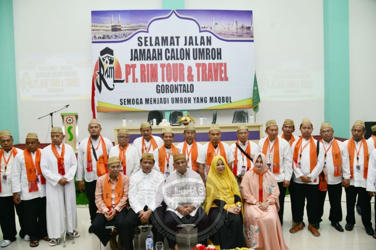  13 Jamaah Umroh Gratis Dari Pemprov Gorontalo Diberangkatkan