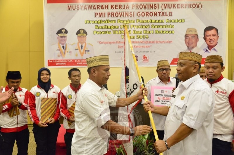  Winarni Monoarfa Mundur, PMI Gorontalo Dipimpin Plh