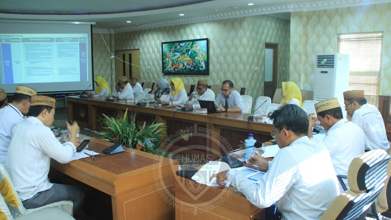  TPID Gorontalo Susun Roadmap Pengendalian Inflasi 2019-2021