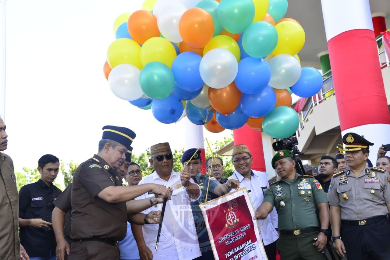  Pencanangan Zona Integritas, Gubernur Gorontalo Dorong Pencegahan Korupsi