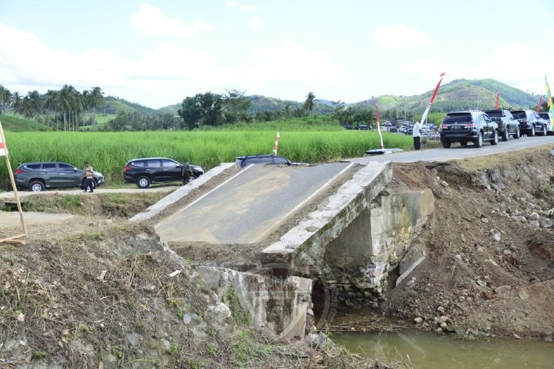  Bekerjasama dengan TNI, Pembangunan Jembatan Mekar Jaya Dimulai