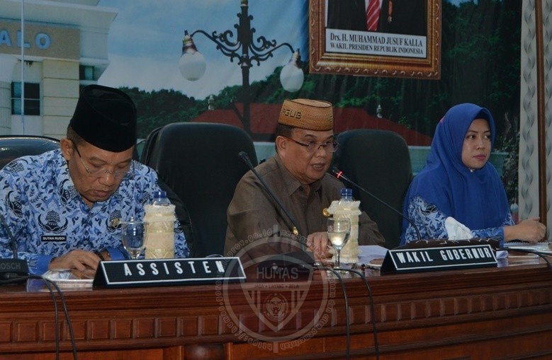  Empat OPD Pemprov Gorontalo Tertinggi Realisasi Fisik Awal 2019