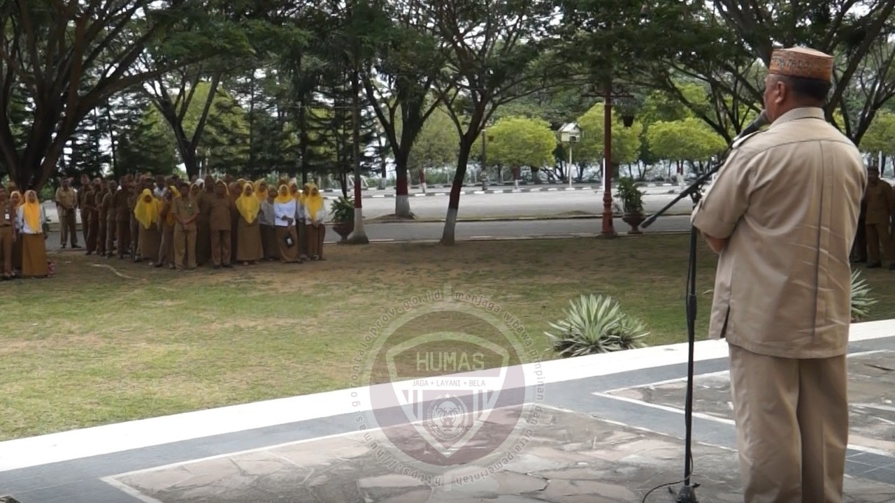  Gubernur Gorontalo Tegaskan Kembali Kedisiplinan ASN