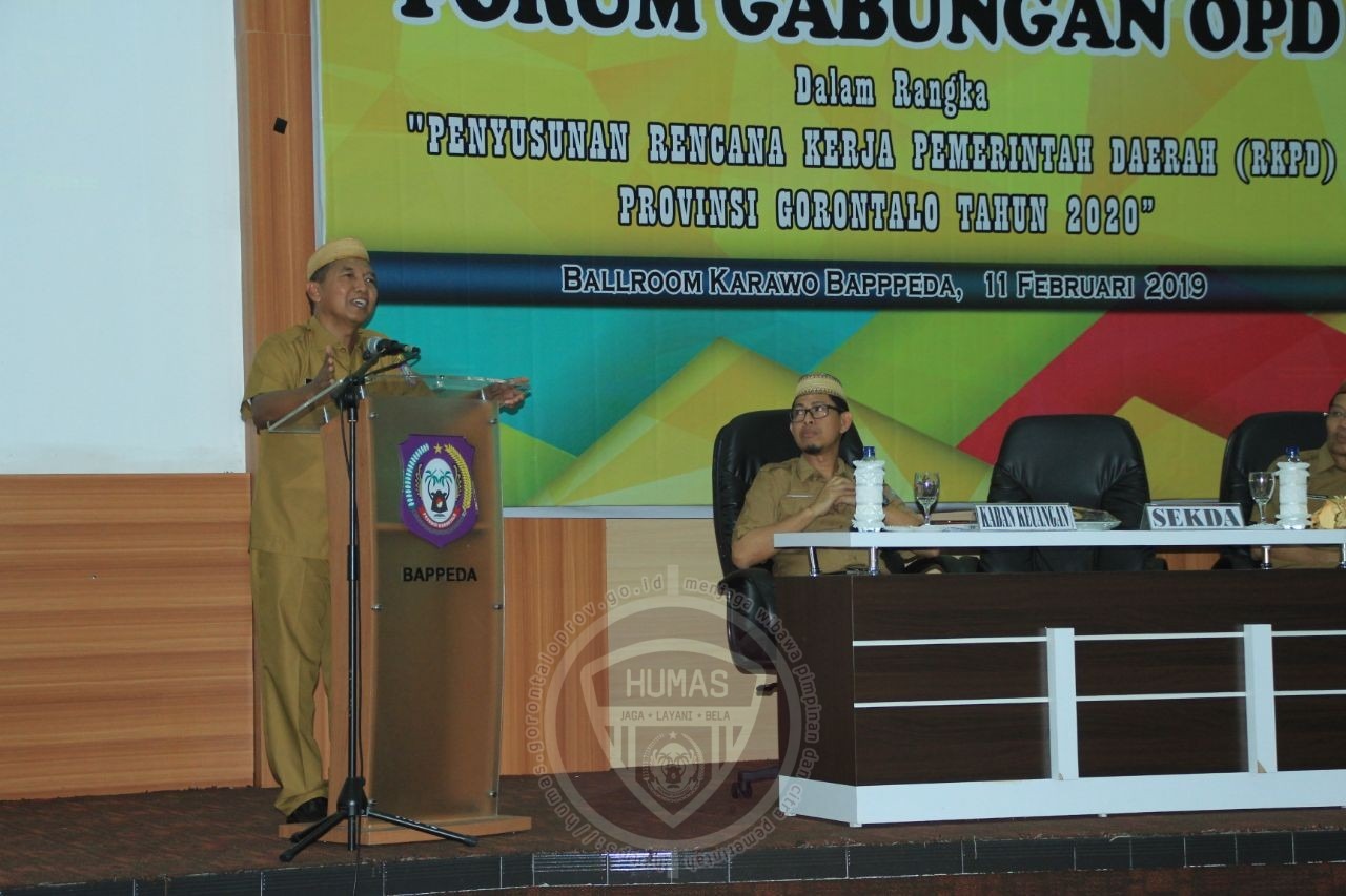  Sekda Minta Penyusunan RKPD 2020 Dipercepat