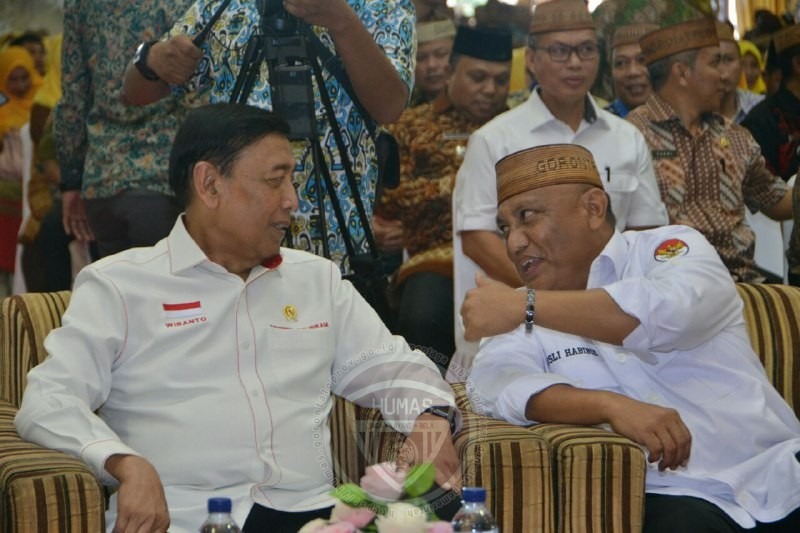  Menko Polhukam Puji Kinerja Gubernur Gorontalo