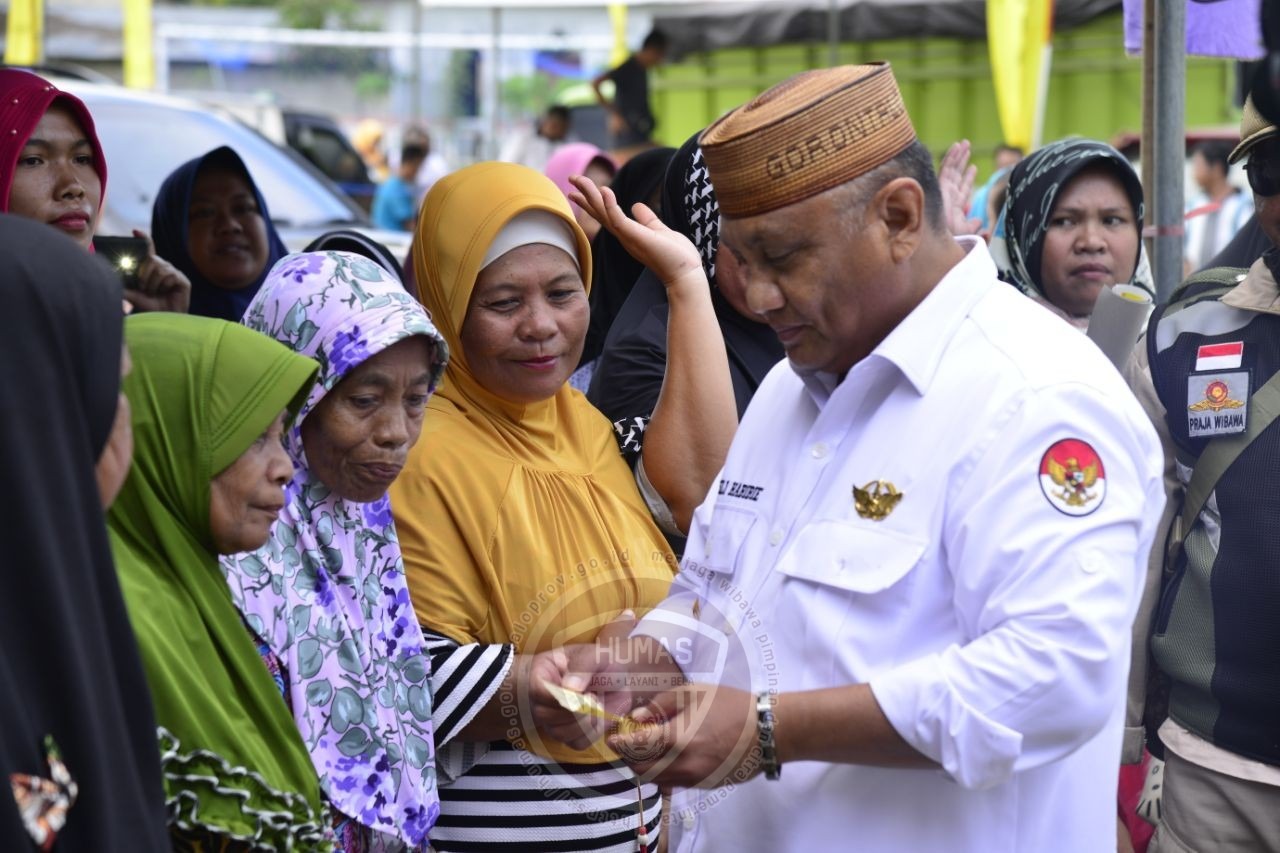  Bahagianya Warga Bilato Terima Bantuan Pemprov Gorontalo