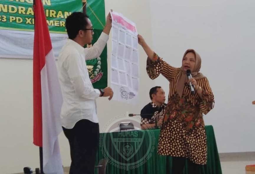  KPU Provinsi Gorontalo Sosialisasikan Cara Mencoblos Surat Suara