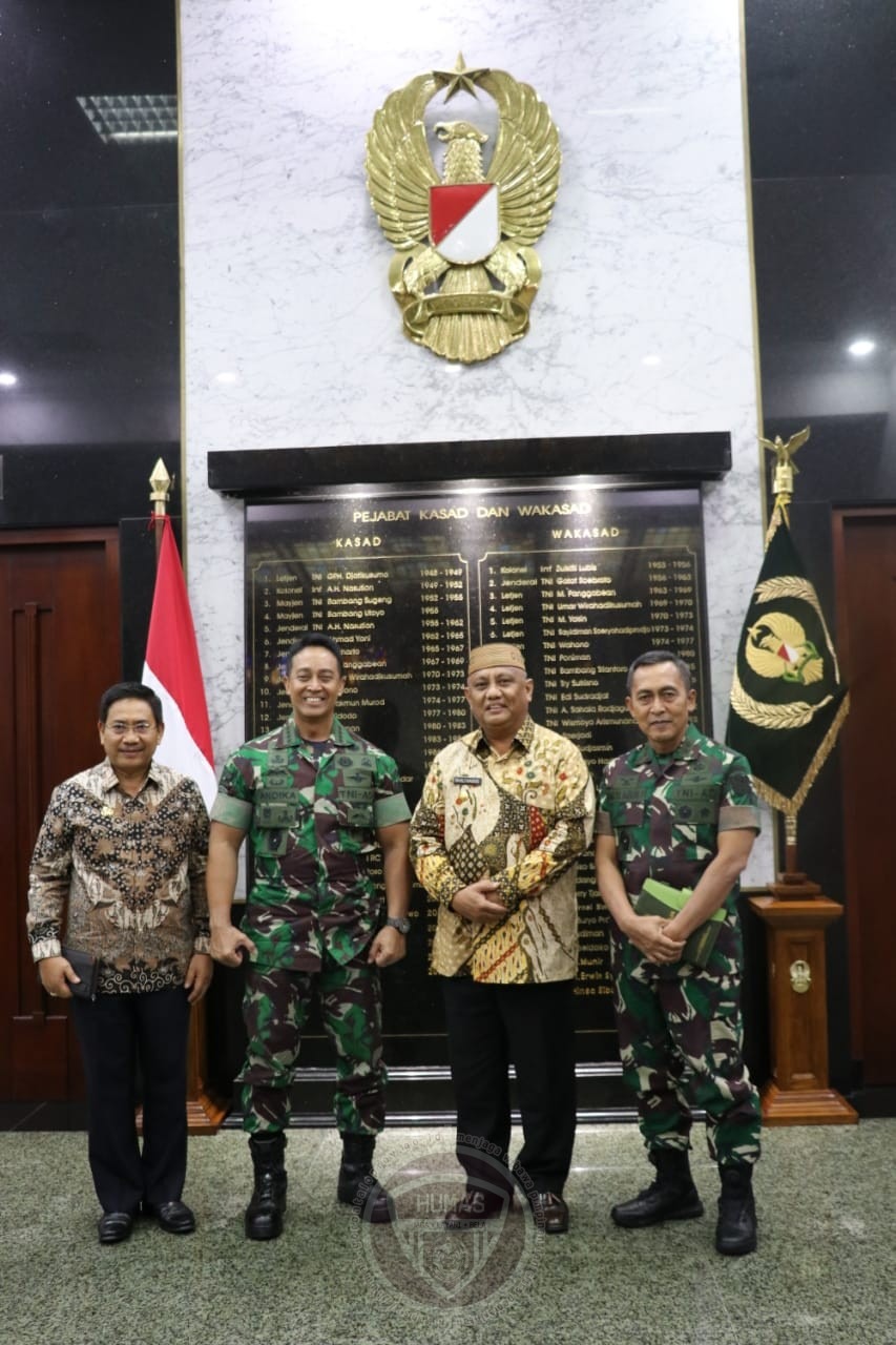  Temui Kasad, Gubernur Gorontalo Bahas Tiga Hal Ini