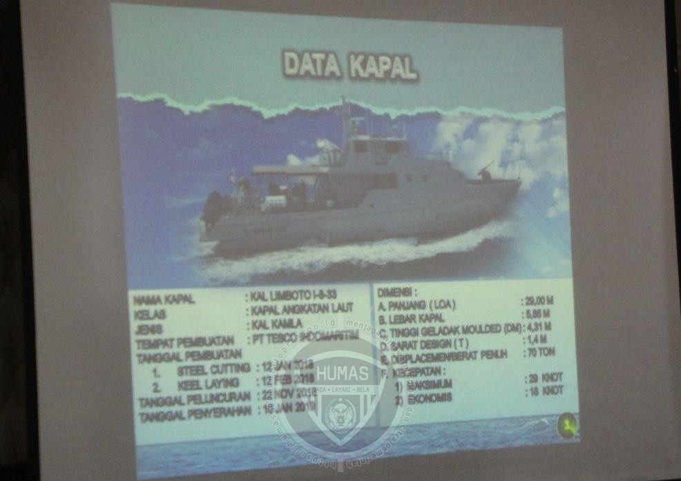  Perkuat Keamanan Laut Gorontalo, Lantamal Ketambahan Satu Kapal Patroli