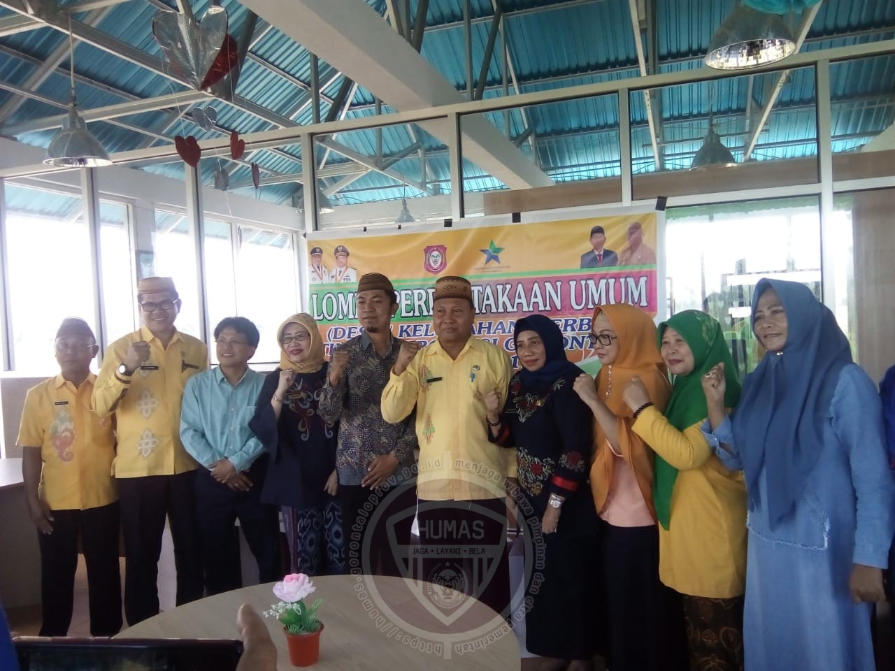  Dinas Arpus Gorontalo Gelar Lomba Tertib Perpustakaan Tingkat Desa