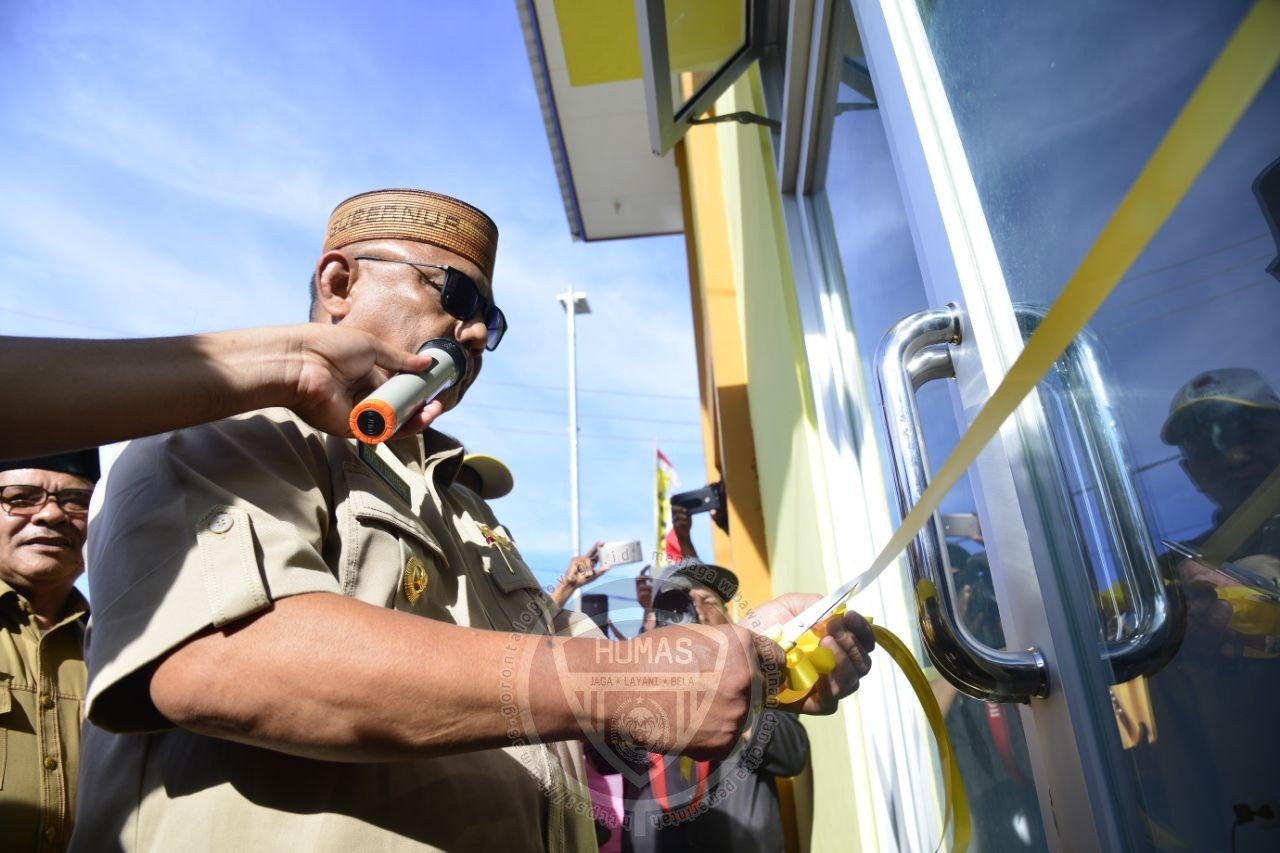  Gubernur Gorontalo Resmikan Kantor Pelayanan Terpadu Pelabuhan Gentuma