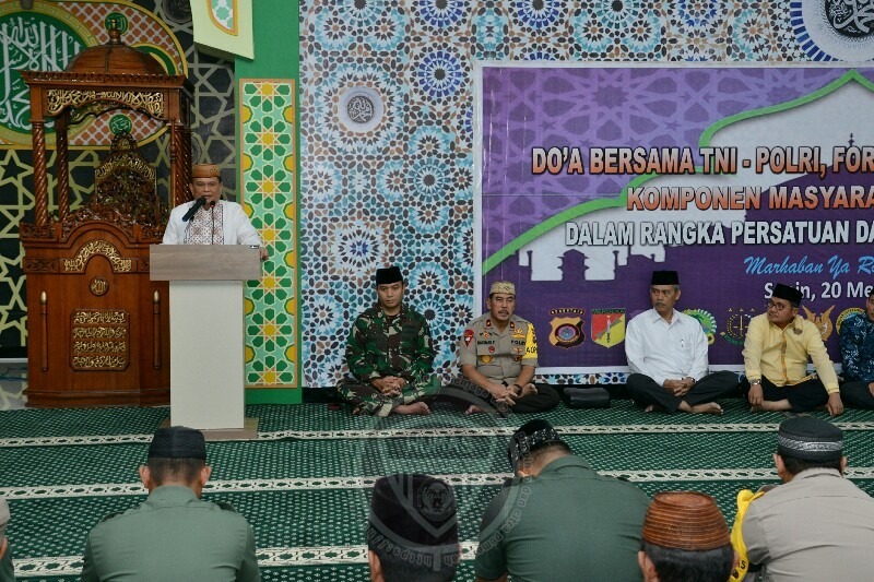  Polda Gorontalo Gelar Doa Bersama Untuk Kedamaian Indonesia