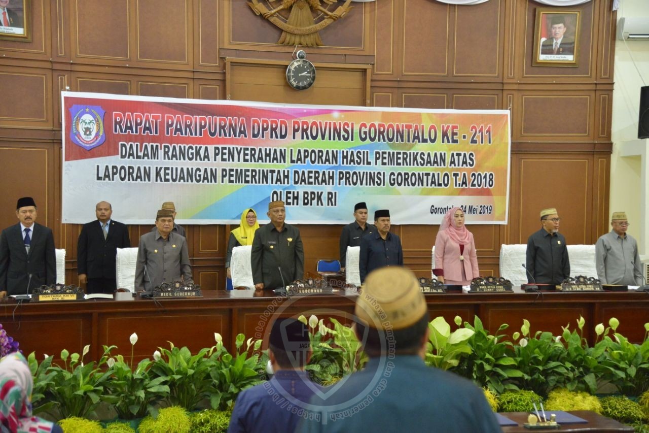  Pemprov Gorontalo Raih WTP 6 Kali Berturut-Turut