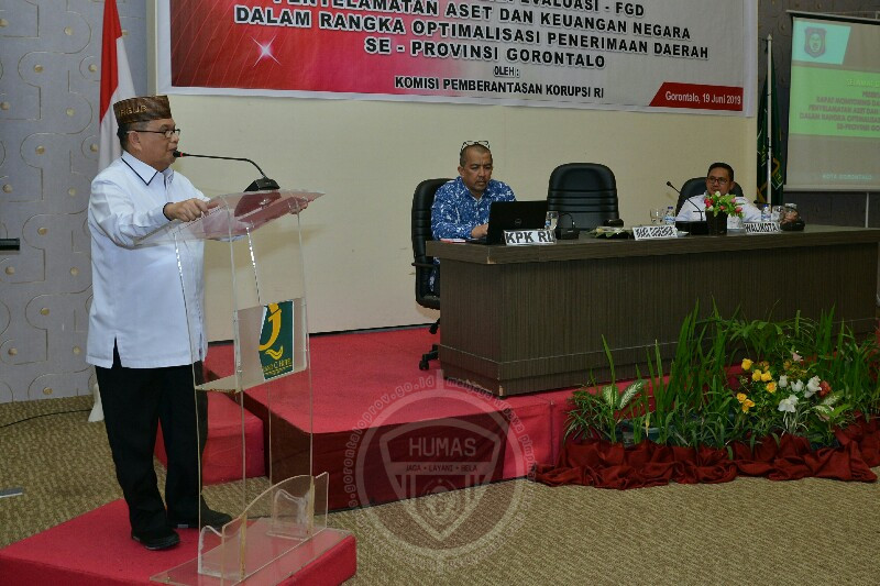  KPK Gelar FGD Optimalisasi Penerimaan Daerah di Gorontalo